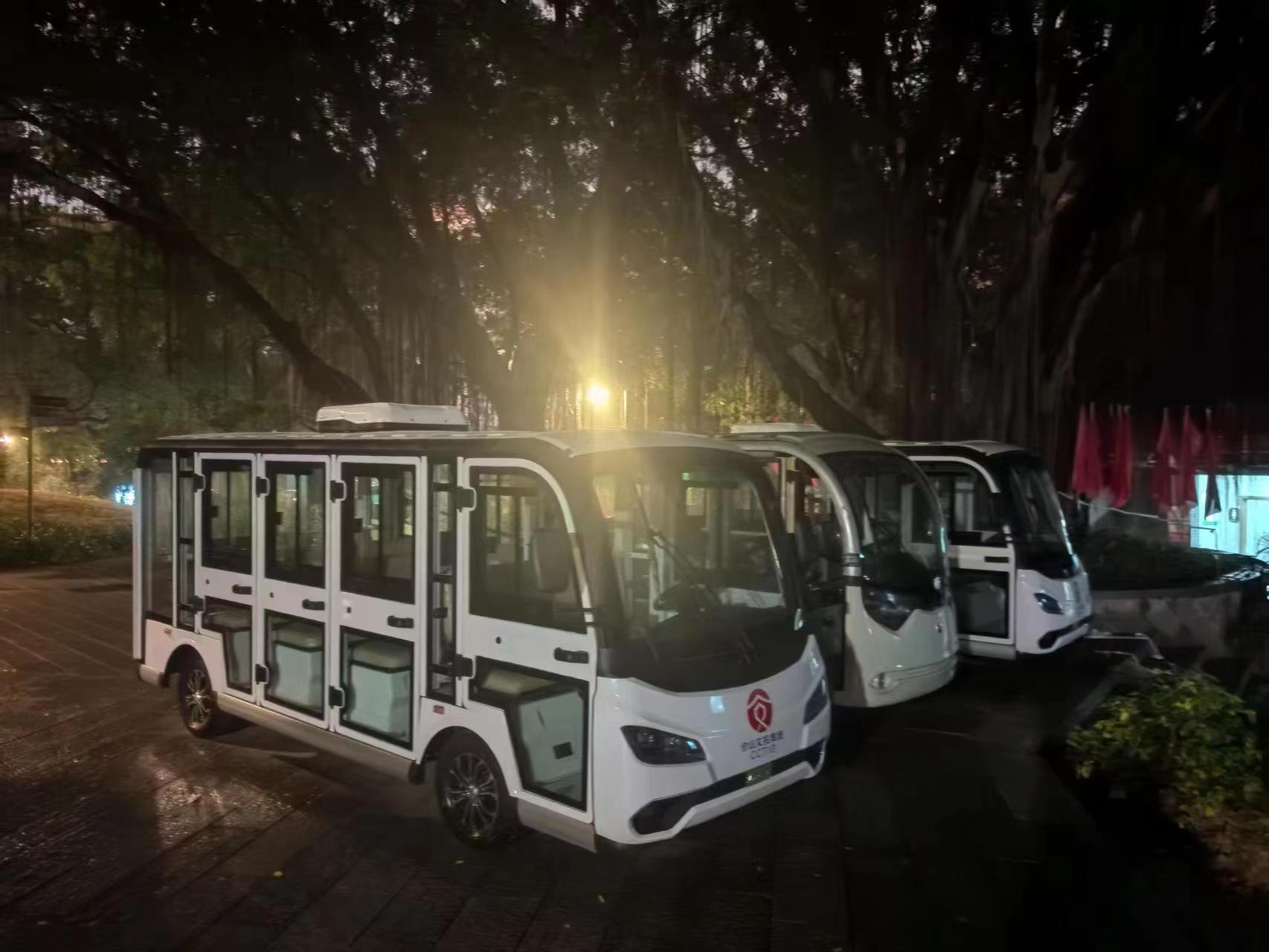 福州煙臺山公園11座封閉電動觀光車交付